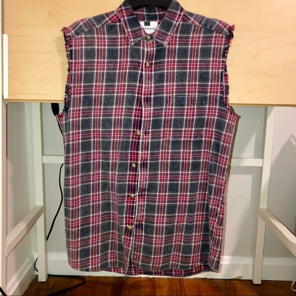 Washed Out sleeve-less Shirt